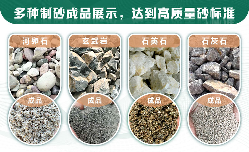 什么樣的石頭適合制砂？制沙生產(chǎn)線如何配置？