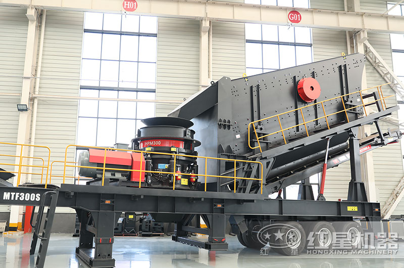 圓錐式移動礦石破碎機圖片